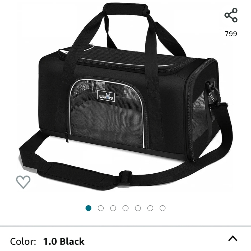 Wakytu TSA Approved Foldable Pet Carrier